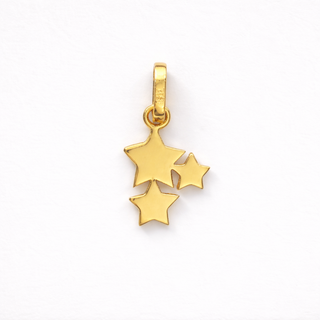 Dije  Estrella Oro 18k 0.46gr / 1.5cm x 0.8cm
