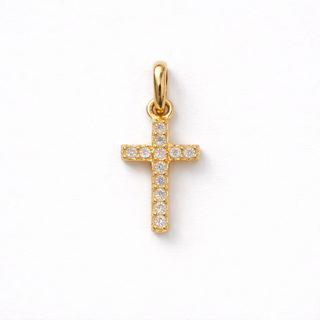 Dije  Cruz Oro 18k 0.63gr / 1.8cm x 0.8cm