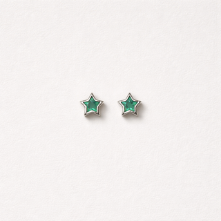 Topos Estrella verde (Plata 925)