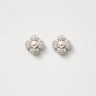 Topos Flor Perla (Plata 925)
