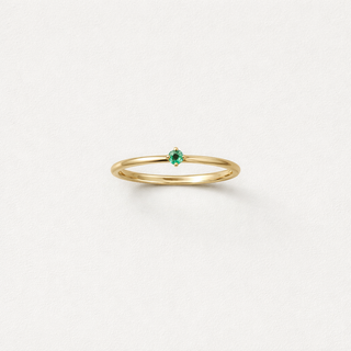 Anillo Esmeralda Oro 18k