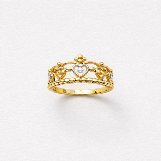 Anillo Corona Quince Años 2.88gr / T: 7