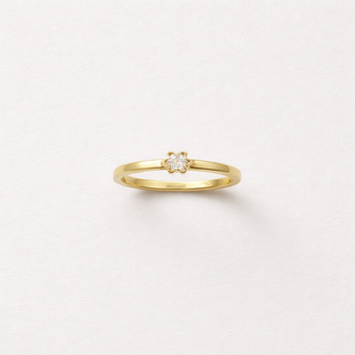 Anillo Solitario Oro 18k