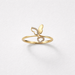 Anillo mariposa Oro 18k