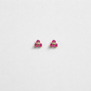 Topos Flor Rosa Oro 18k