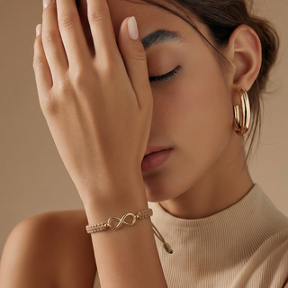 Pulsera Infinito Oro 18k