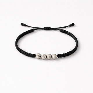 Pulsera Balines Oro Blanco 18k   N°6