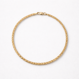 Pulsera Tejido Chino Oro 18k 2.3gr / 20cm / 2mm