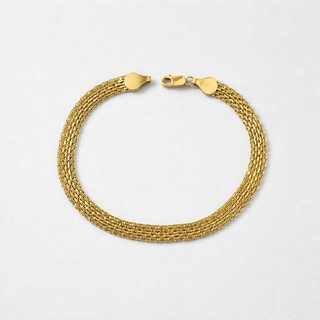 Pulsera Chinesca Oro 18k 4,5gr / 20cm / 4,6mm