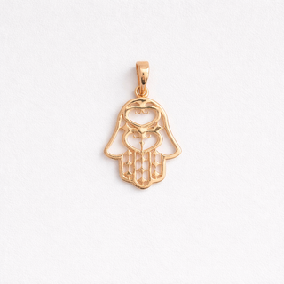 Dije Mano de Hamsa Oro 18k (1.16gr / 2.4cm x 1.4cm)