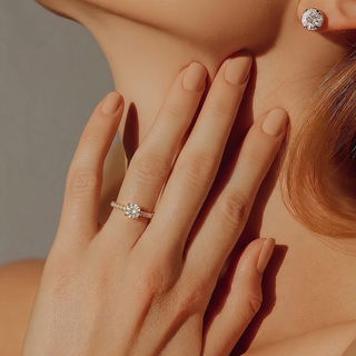 Anillo Solitario Oro 18K