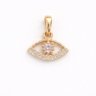 Dije Ojo turco Oro 18k 0.73gr / 1.2cm x 1.1cm