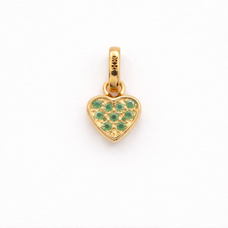 Dije Corazón Oro 18k 0.42gr / 1.1mm x 0.6mm